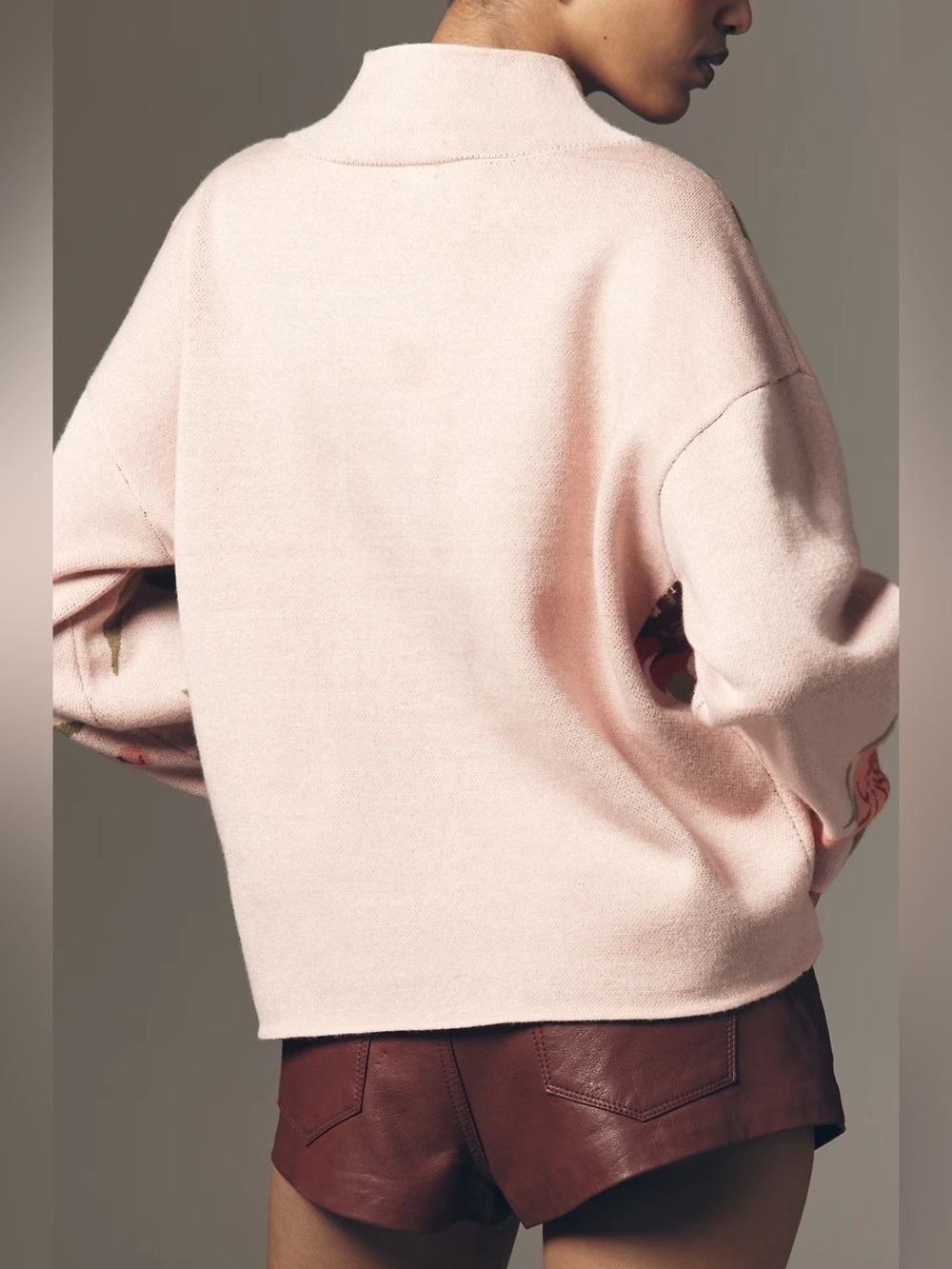 New Anthropologie Carys Mock-Neck Sweater by Maeve Size L - Picture 2 of 8